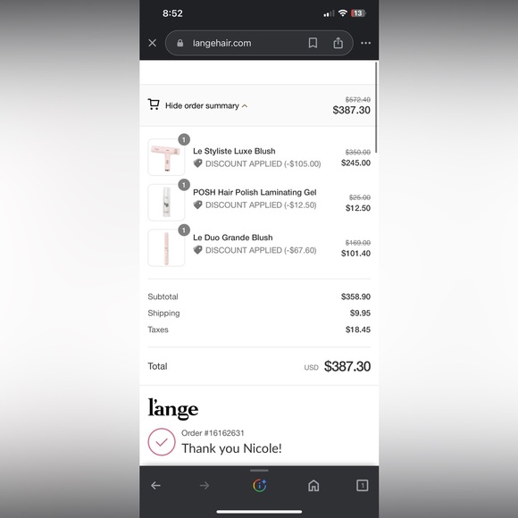 Le Styliste Luxe Digital Salon Dryer - Picture 3 of 3